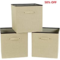 Lifewit Cajas de Almacenamiento de Tela de Poliéster Plegable Organizador Cúbico Del Armario Para Ropa Juguetes Juego de…